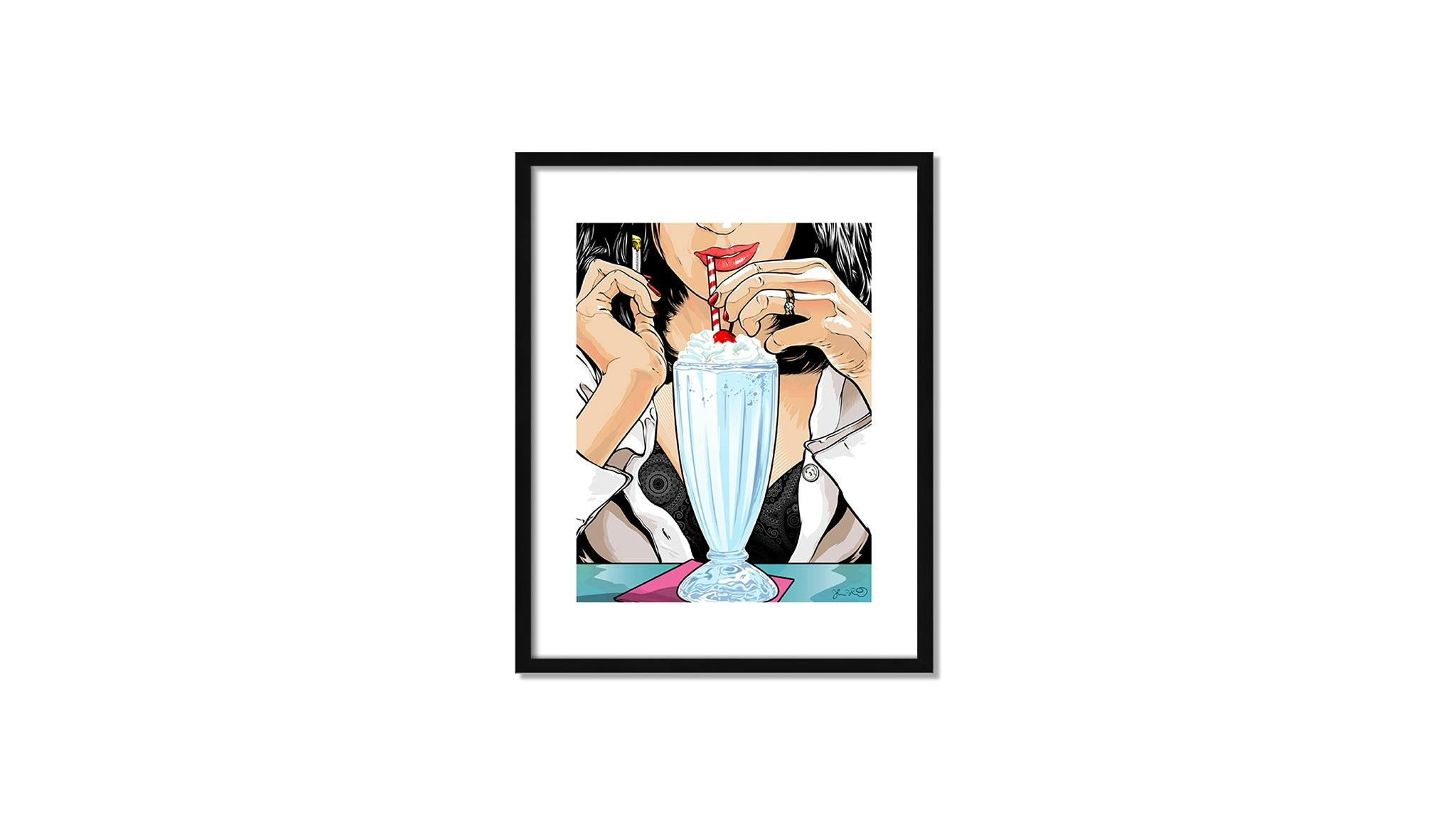 Paper w/ Black Frame